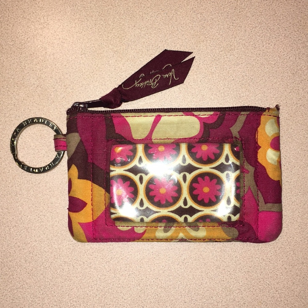 ! 🔐 Vera Bradley - ID Wallet (Pink/Orange Floral)